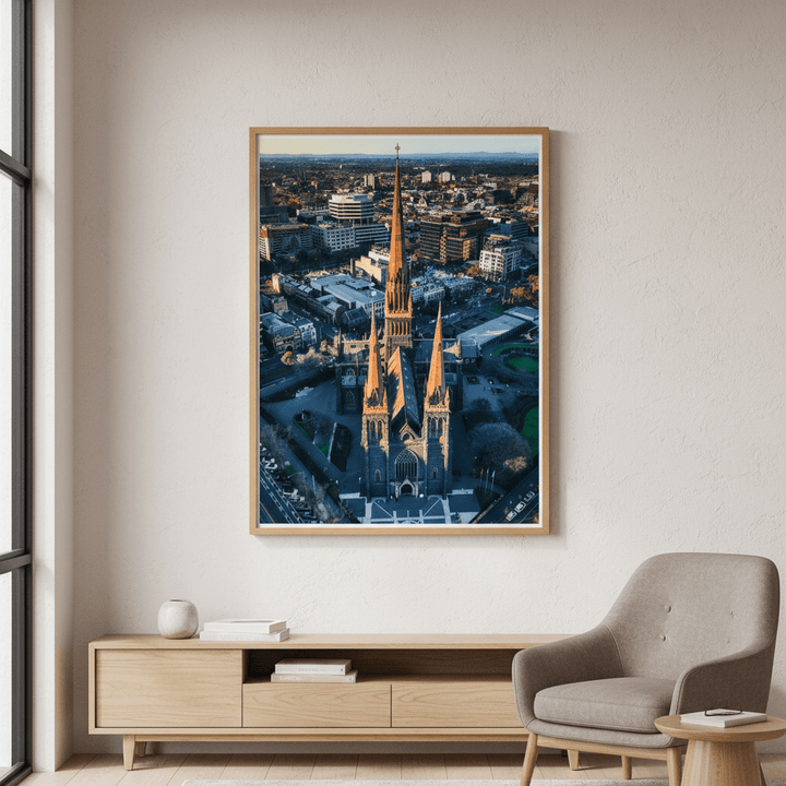 St. Patrick's Cathedral, Melbourne by L10 wall - art - picture - poster