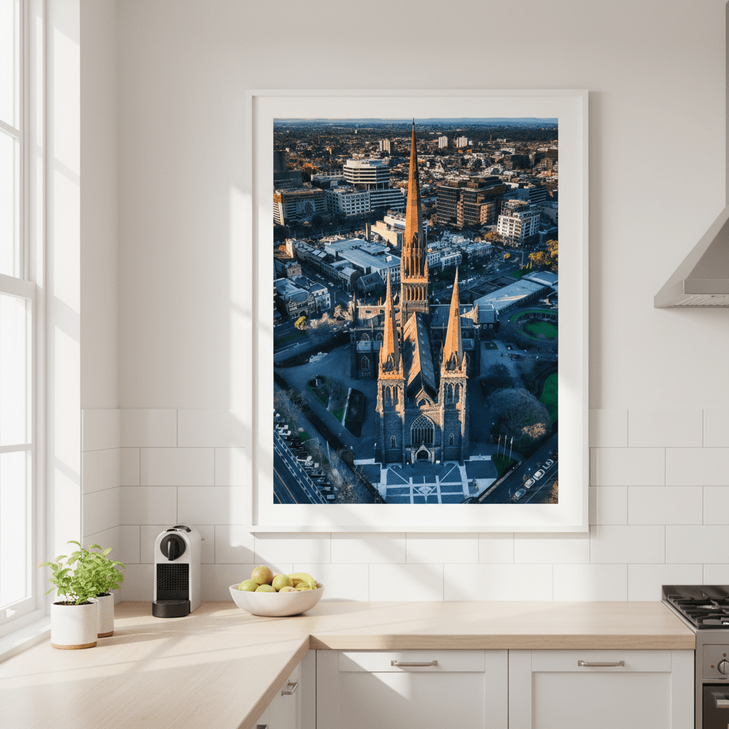 St. Patrick's Cathedral, Melbourne by L10 wall - art - picture - poster
