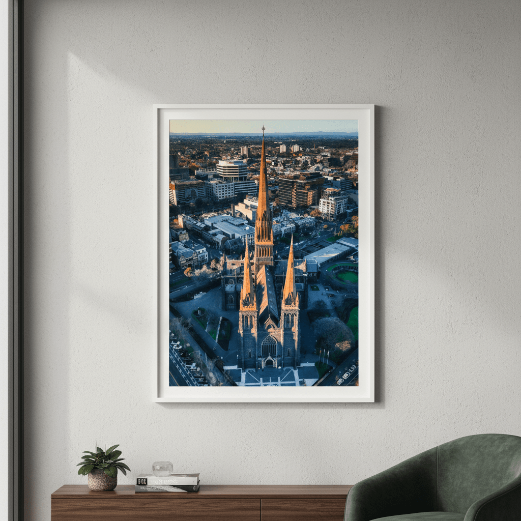 St. Patrick's Cathedral, Melbourne by L10 wall - art - picture - poster