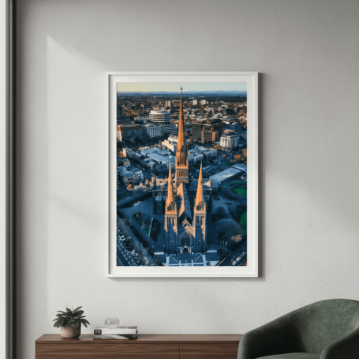 St. Patrick's Cathedral, Melbourne by L10 wall - art - picture - poster