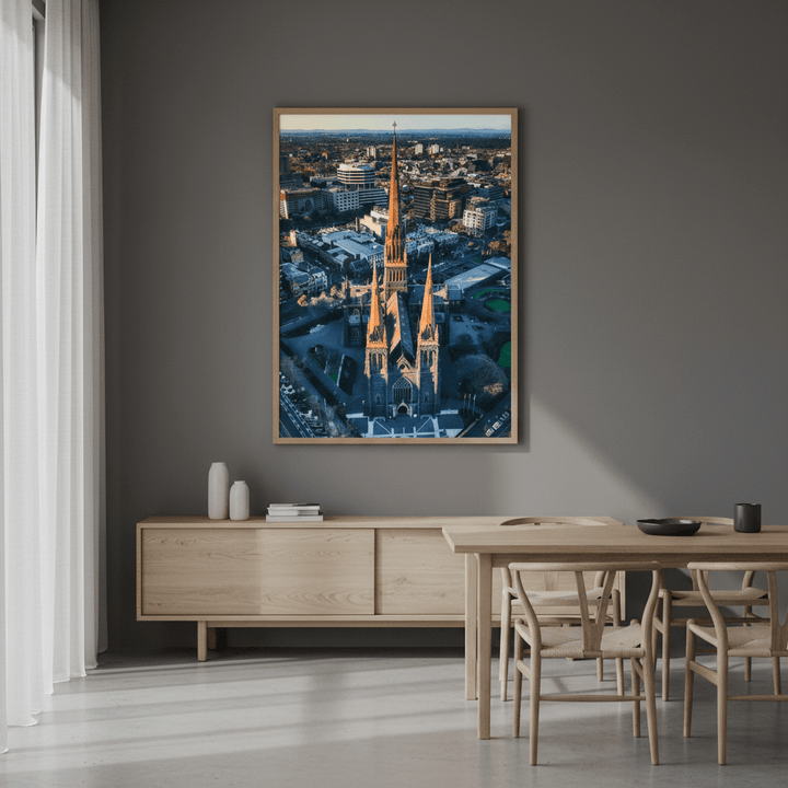 St. Patrick's Cathedral, Melbourne by L10 wall - art - picture - poster