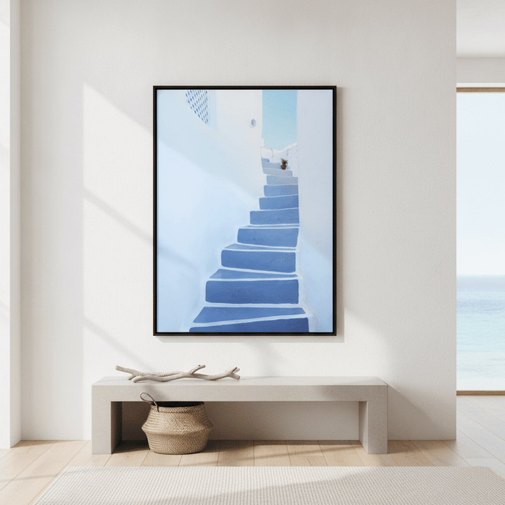Stairway To Santorini wall-art-picture-poster