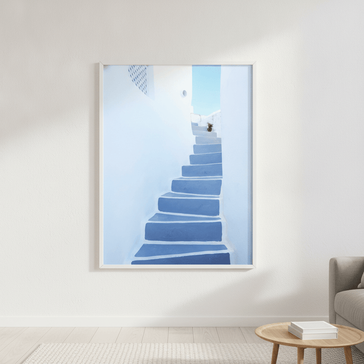Stairway To Santorini wall-art-picture-poster