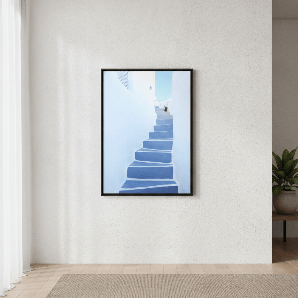 Stairway To Santorini wall-art-picture-poster