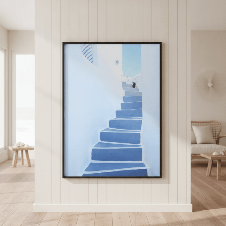 Stairway To Santorini wall-art-picture-poster