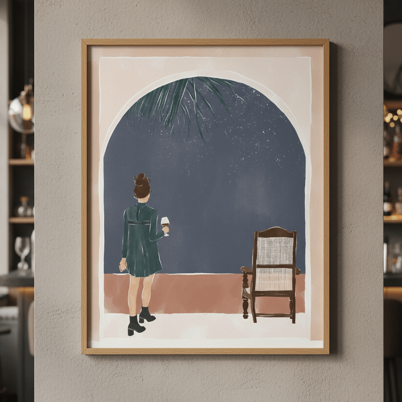 Starry Night by Ivy Green Illustrations wall - art - picture - poster
