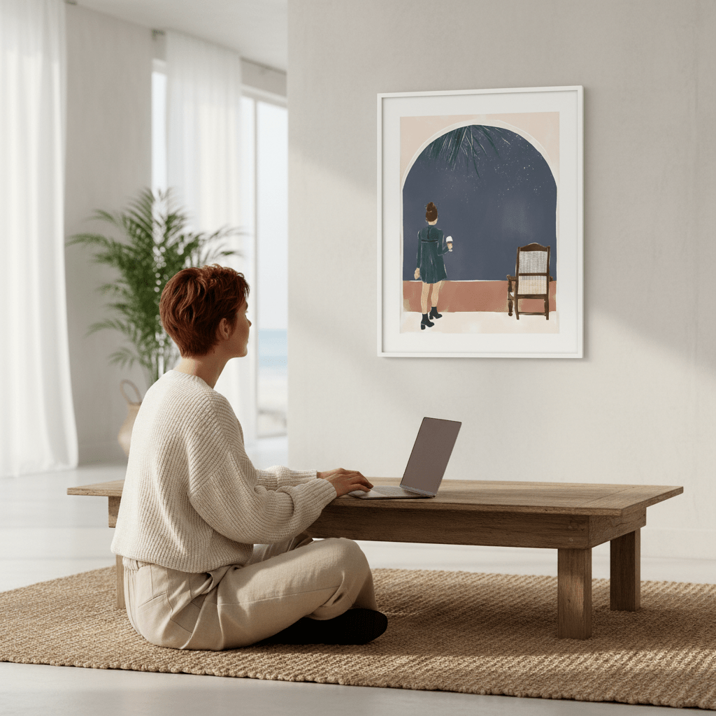 Starry Night by Ivy Green Illustrations wall - art - picture - poster