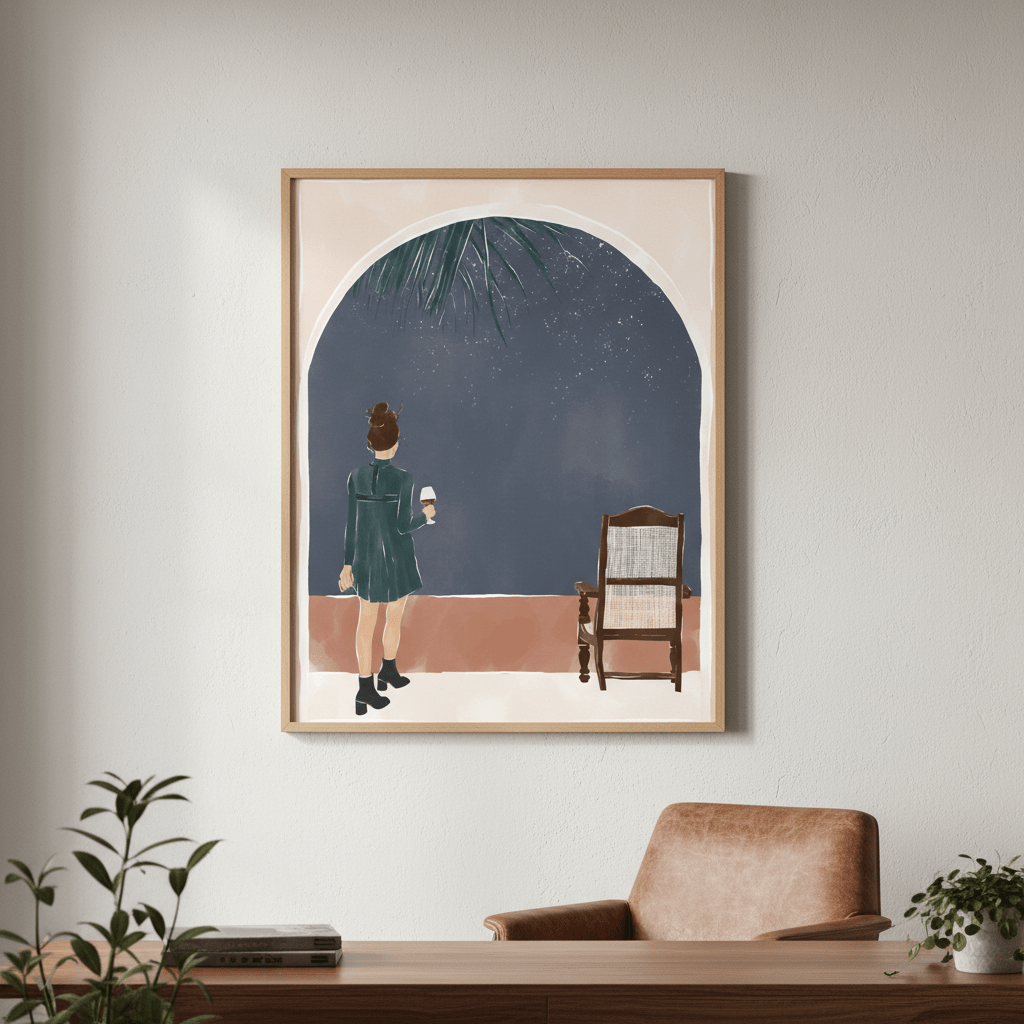 Starry Night by Ivy Green Illustrations wall - art - picture - poster