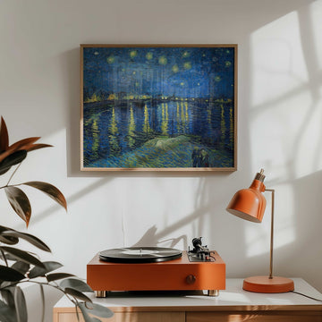 Starry Night over Rhone by Vincent van Gogh wall - art - picture - poster