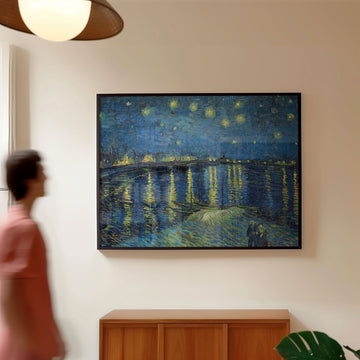 Starry Night over Rhone by Vincent van Gogh wall - art - picture - poster