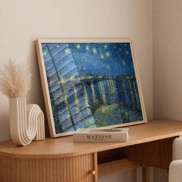 Starry Night over Rhone by Vincent van Gogh wall - art - picture - poster