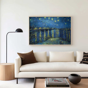 Starry Night over Rhone by Vincent van Gogh wall - art - picture - poster