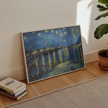 Starry Night over Rhone by Vincent van Gogh wall - art - picture - poster