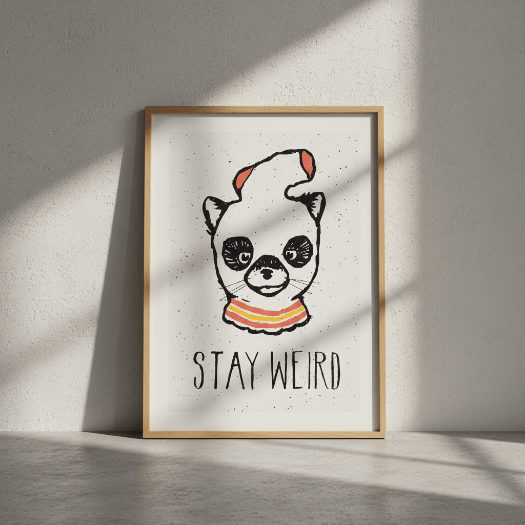 Stay Weird by Florent Bodart wall - art - picture - poster
