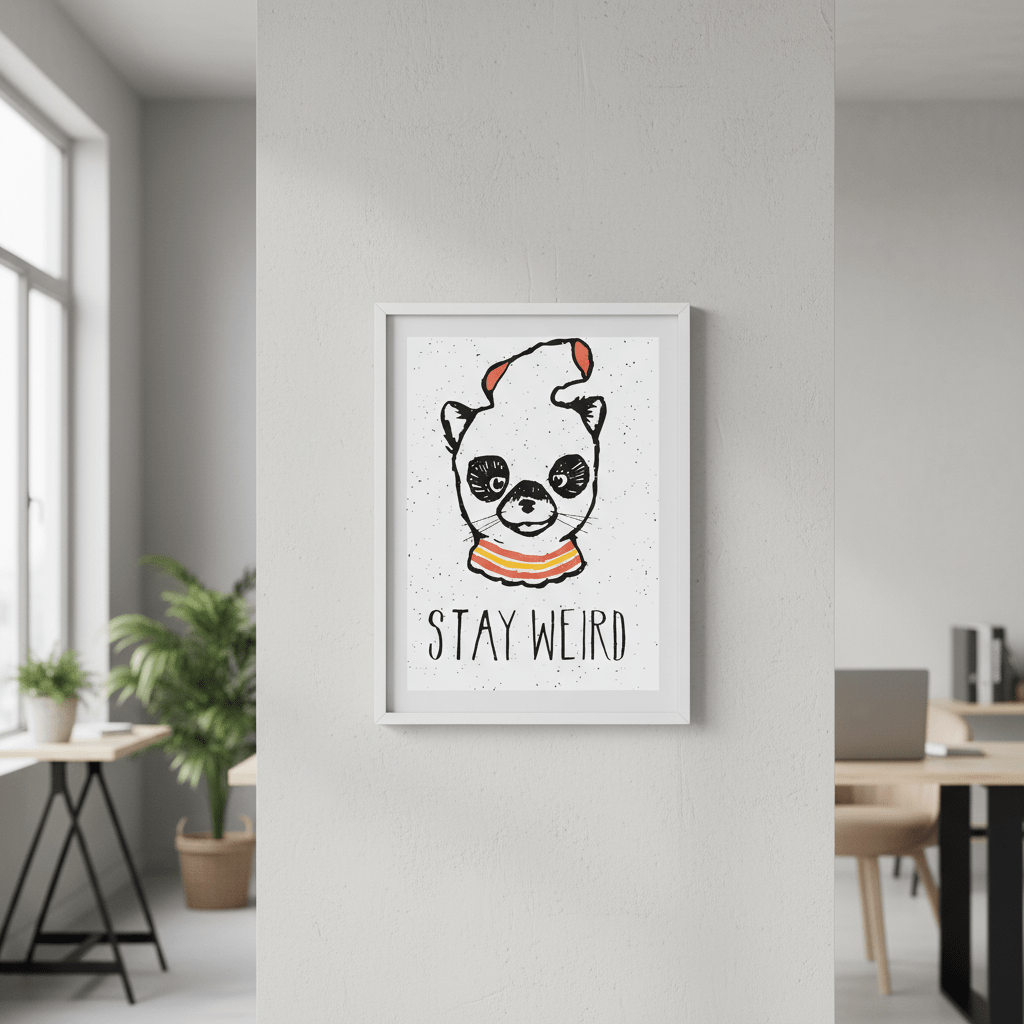 Stay Weird by Florent Bodart wall - art - picture - poster