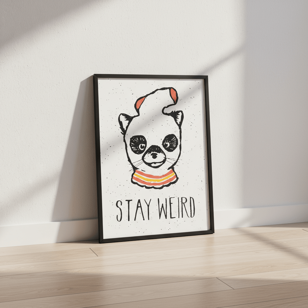 Stay Weird by Florent Bodart wall - art - picture - poster