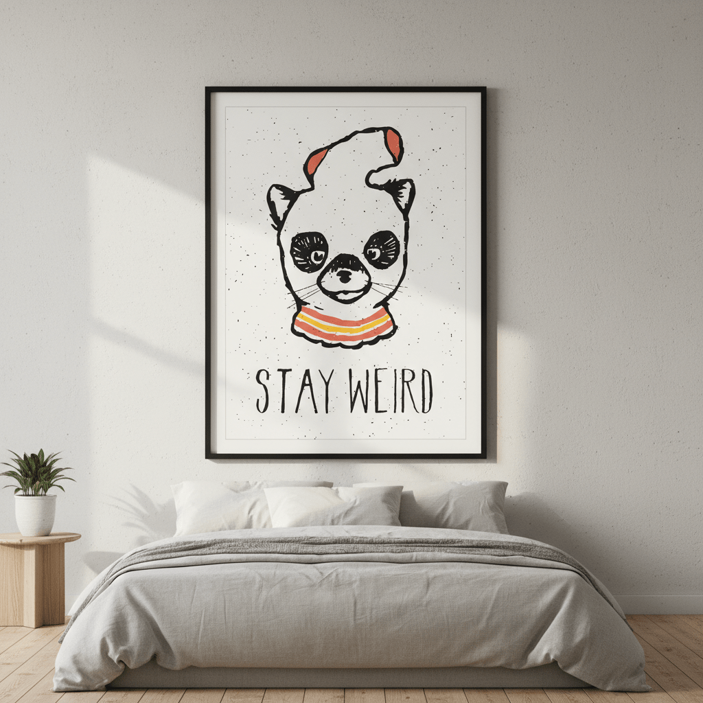 Stay Weird by Florent Bodart wall - art - picture - poster