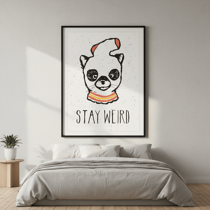 Stay Weird by Florent Bodart wall - art - picture - poster