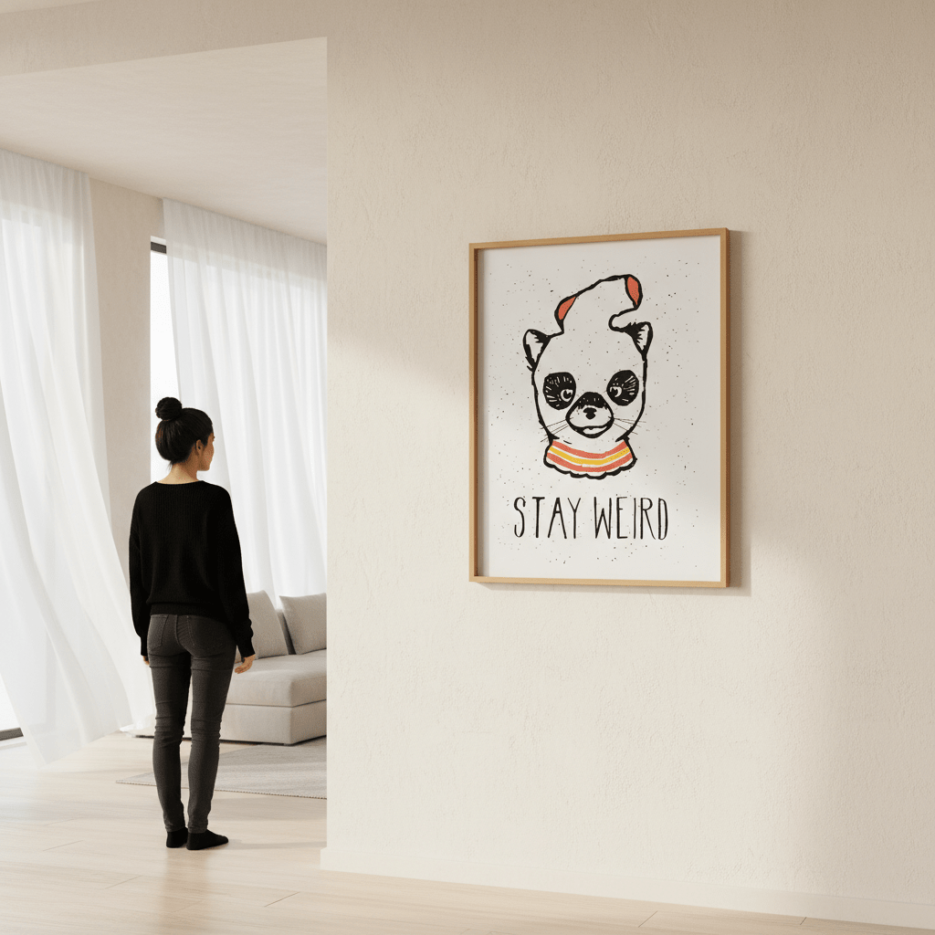 Stay Weird by Florent Bodart wall - art - picture - poster