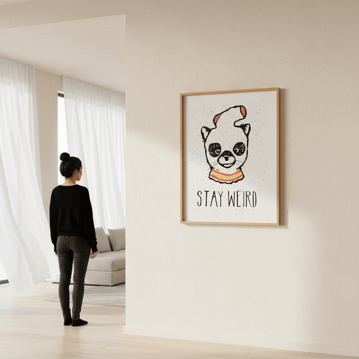 Stay Weird by Florent Bodart wall - art - picture - poster