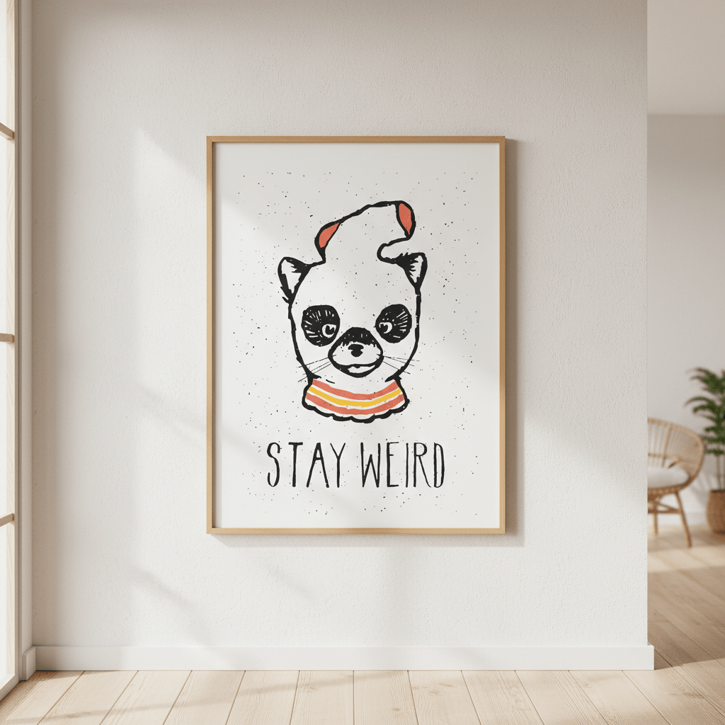 Stay Weird by Florent Bodart wall - art - picture - poster
