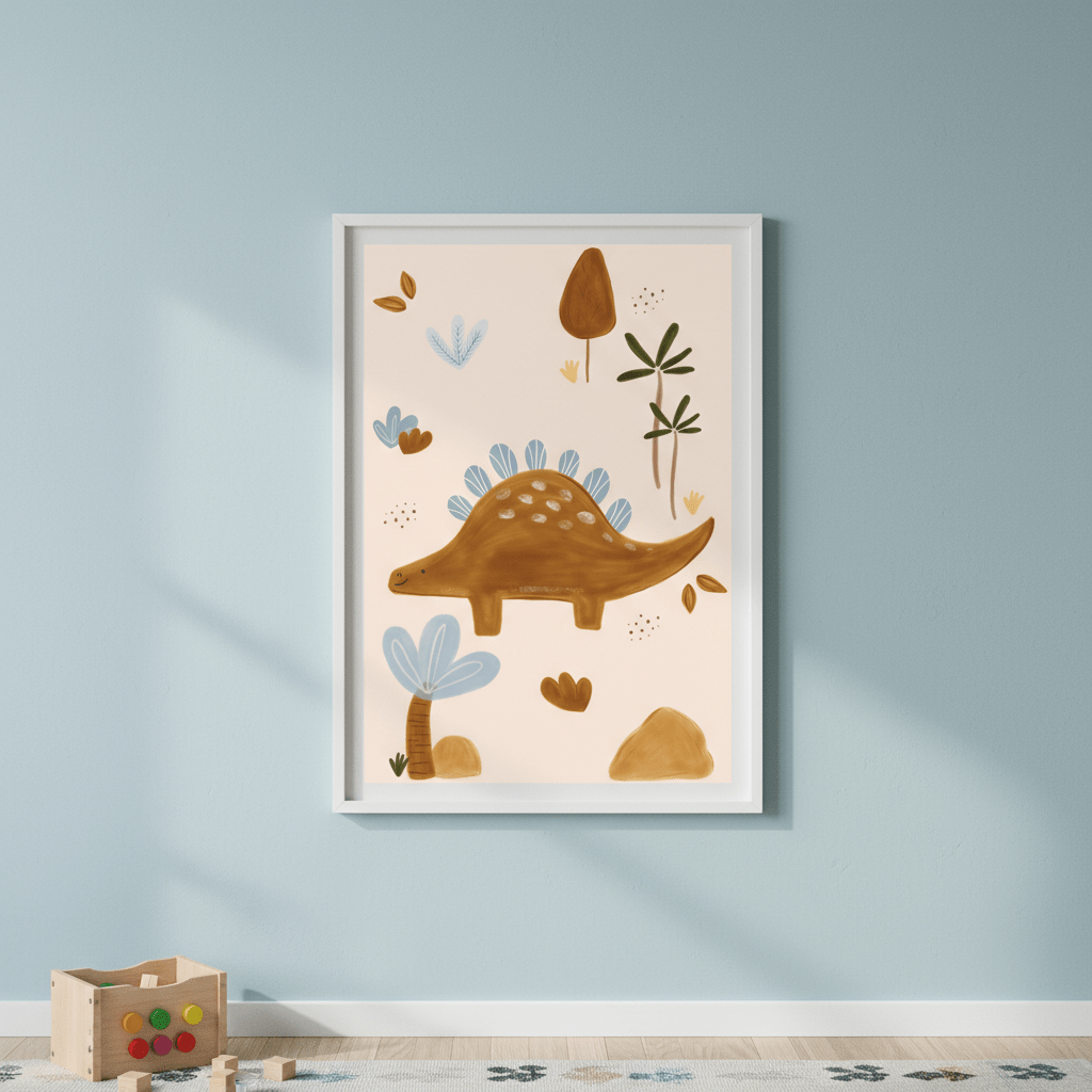 Stegosaurus by Menina Lisboa wall - art - picture - poster