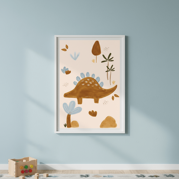 Stegosaurus by Menina Lisboa wall - art - picture - poster