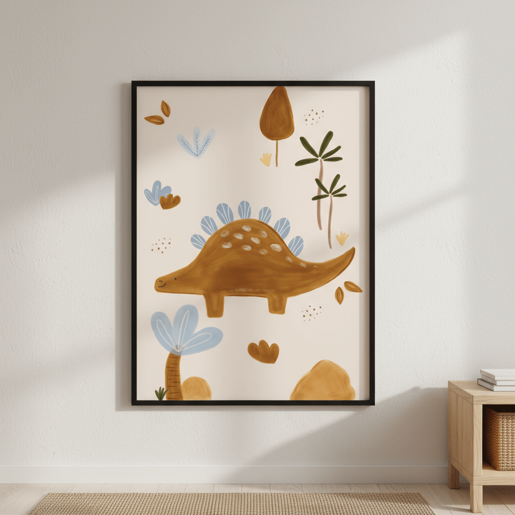 Stegosaurus by Menina Lisboa wall - art - picture - poster