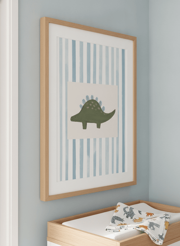 Soft neutral wall art styled in a serene nursery with pastel tones