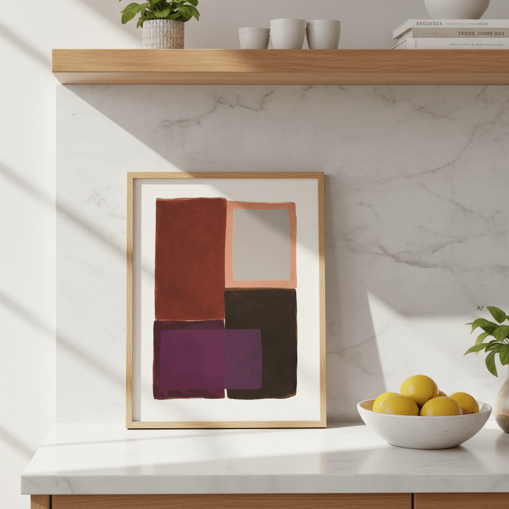 Still Blocks by Berit Mongensen Lopez wall - art - picture - poster