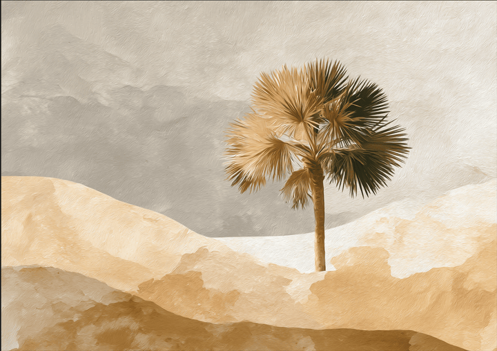 Still Oasis Abstract Wall Art,frame