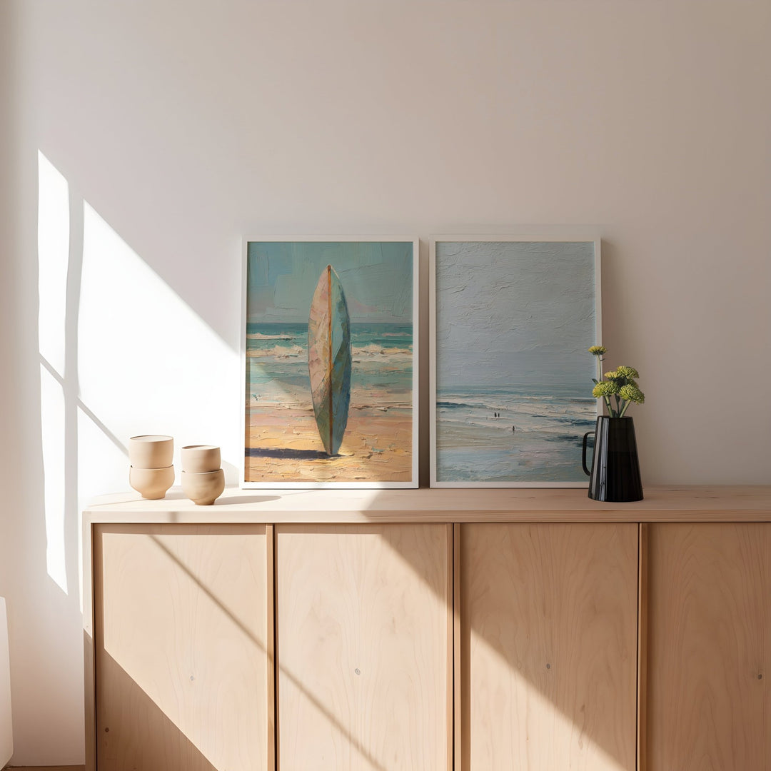 Still Whisper Waves of the Sea Set of 2 wall - art - picture - poster