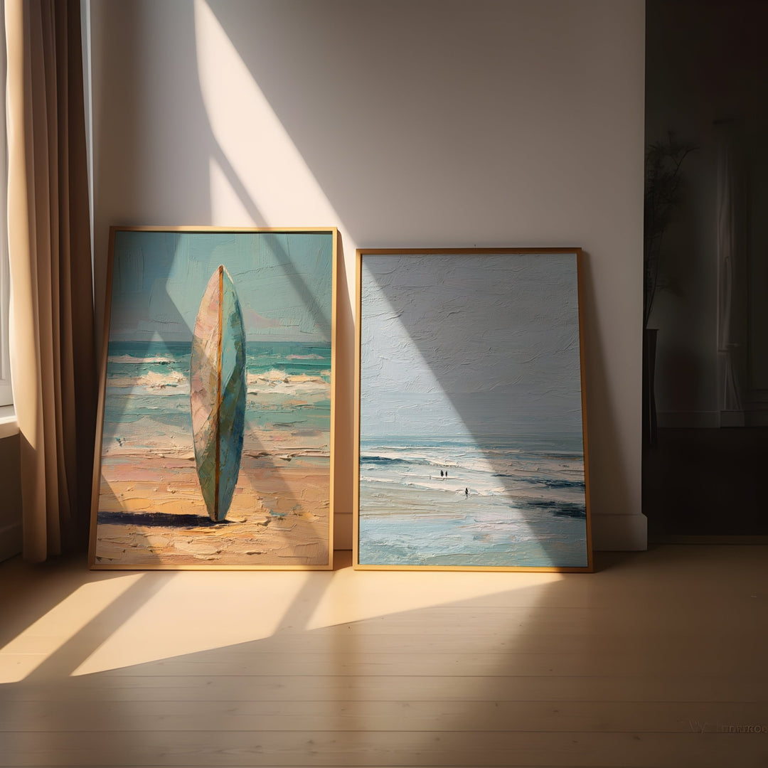 Still Whisper Waves of the Sea Set of 2 wall - art - picture - poster