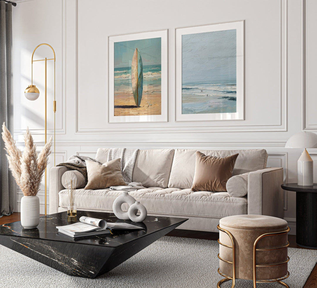 Still Whisper Waves of the Sea Set of 2 wall - art - picture - poster