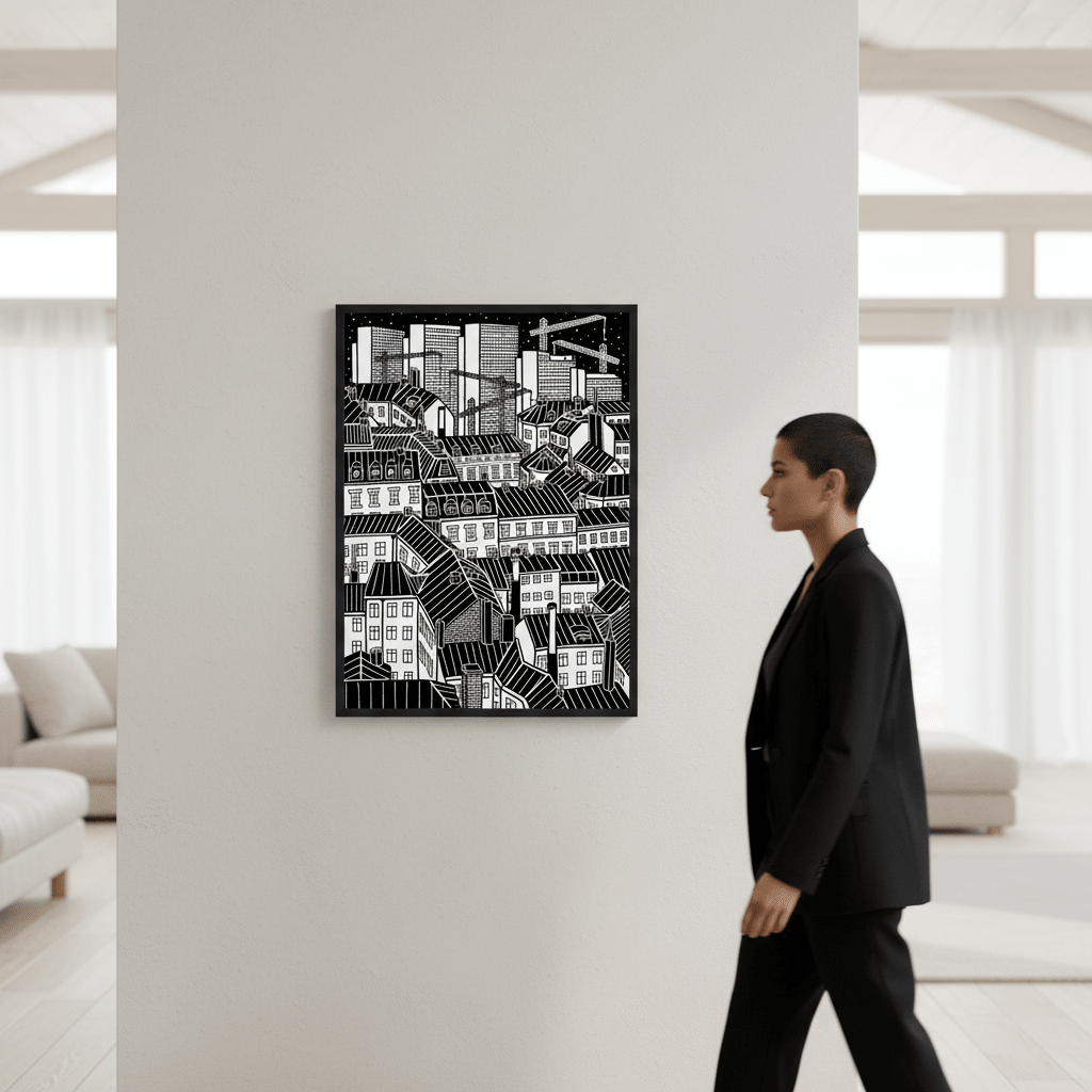 Stockholm by Manne Jalilian wall - art - picture - poster