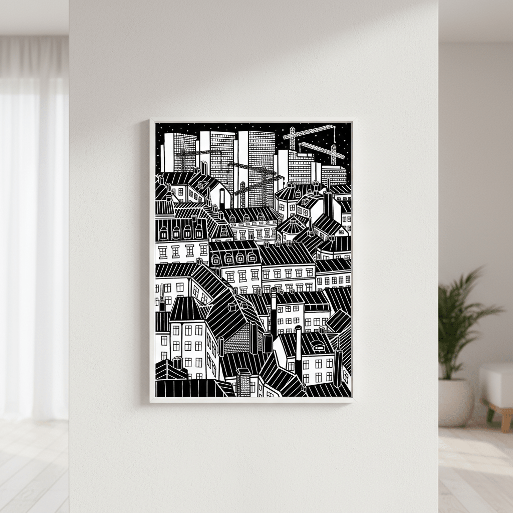Stockholm by Manne Jalilian wall - art - picture - poster