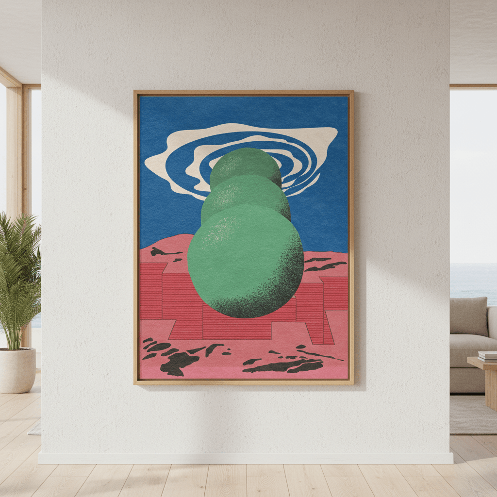 Strata and Swirl by Dusan Lilic wall - art - picture - poster