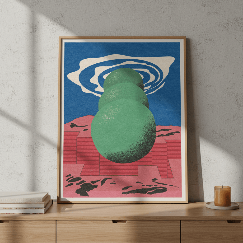 Strata and Swirl by Dusan Lilic wall - art - picture - poster
