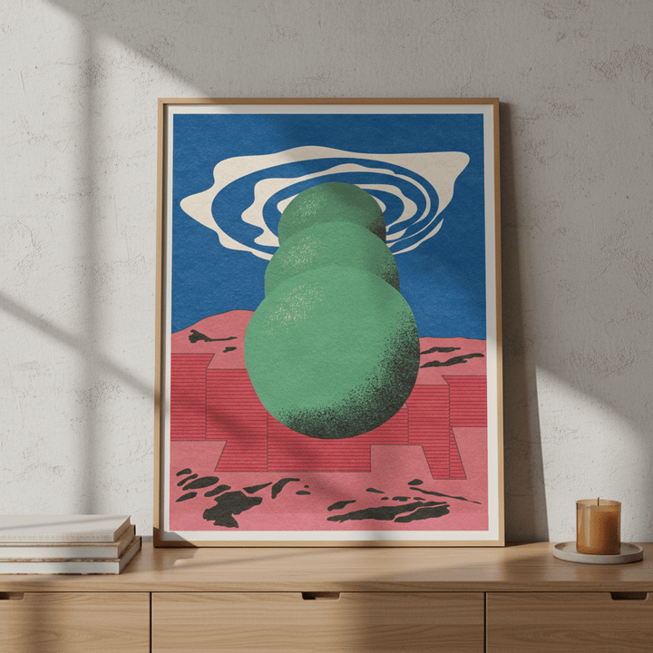 Strata and Swirl by Dusan Lilic wall - art - picture - poster