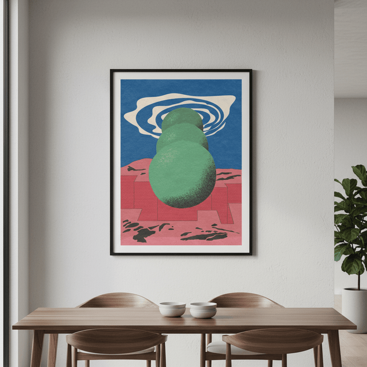 Strata and Swirl by Dusan Lilic wall - art - picture - poster