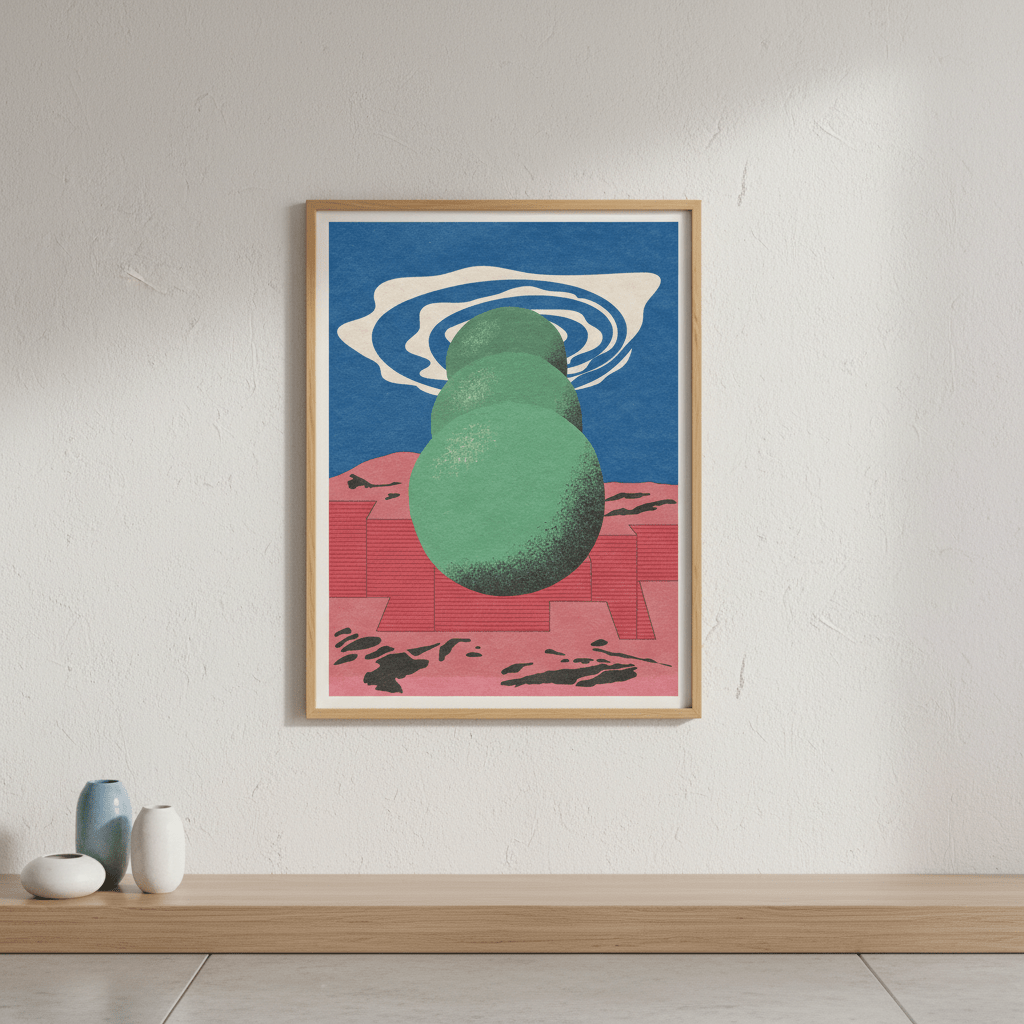 Strata and Swirl by Dusan Lilic wall - art - picture - poster
