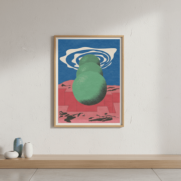 Strata and Swirl by Dusan Lilic wall - art - picture - poster
