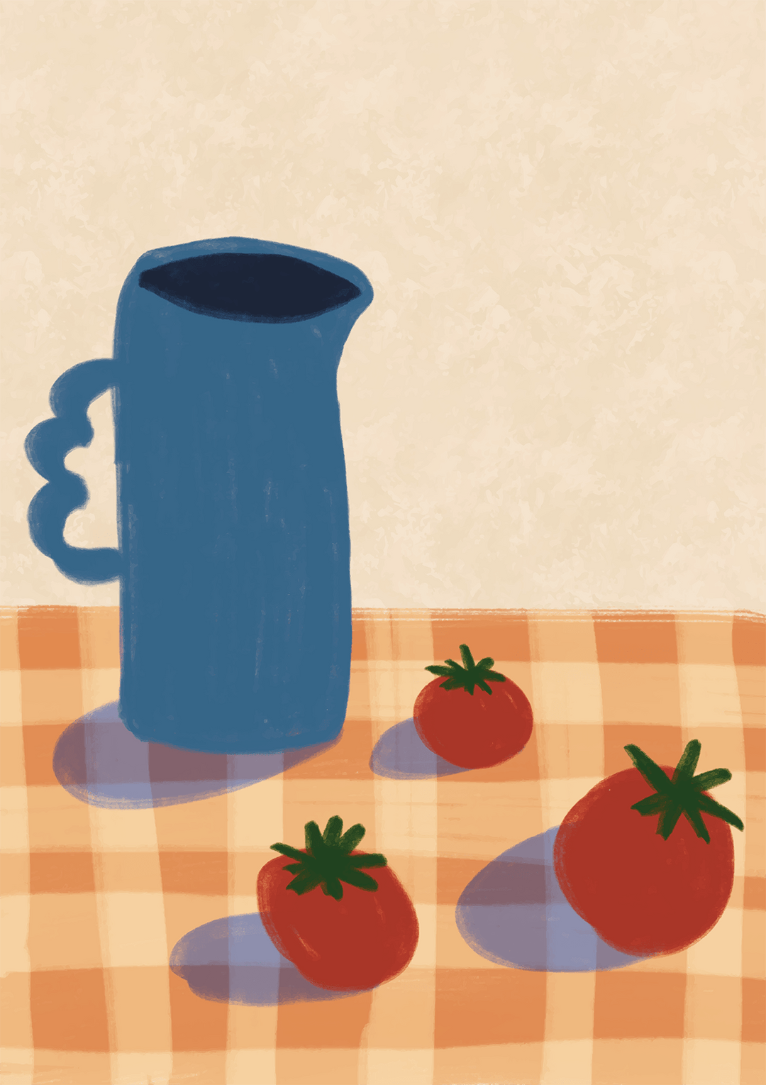 Strawberries and mug Kitchen Art - Style My Wall