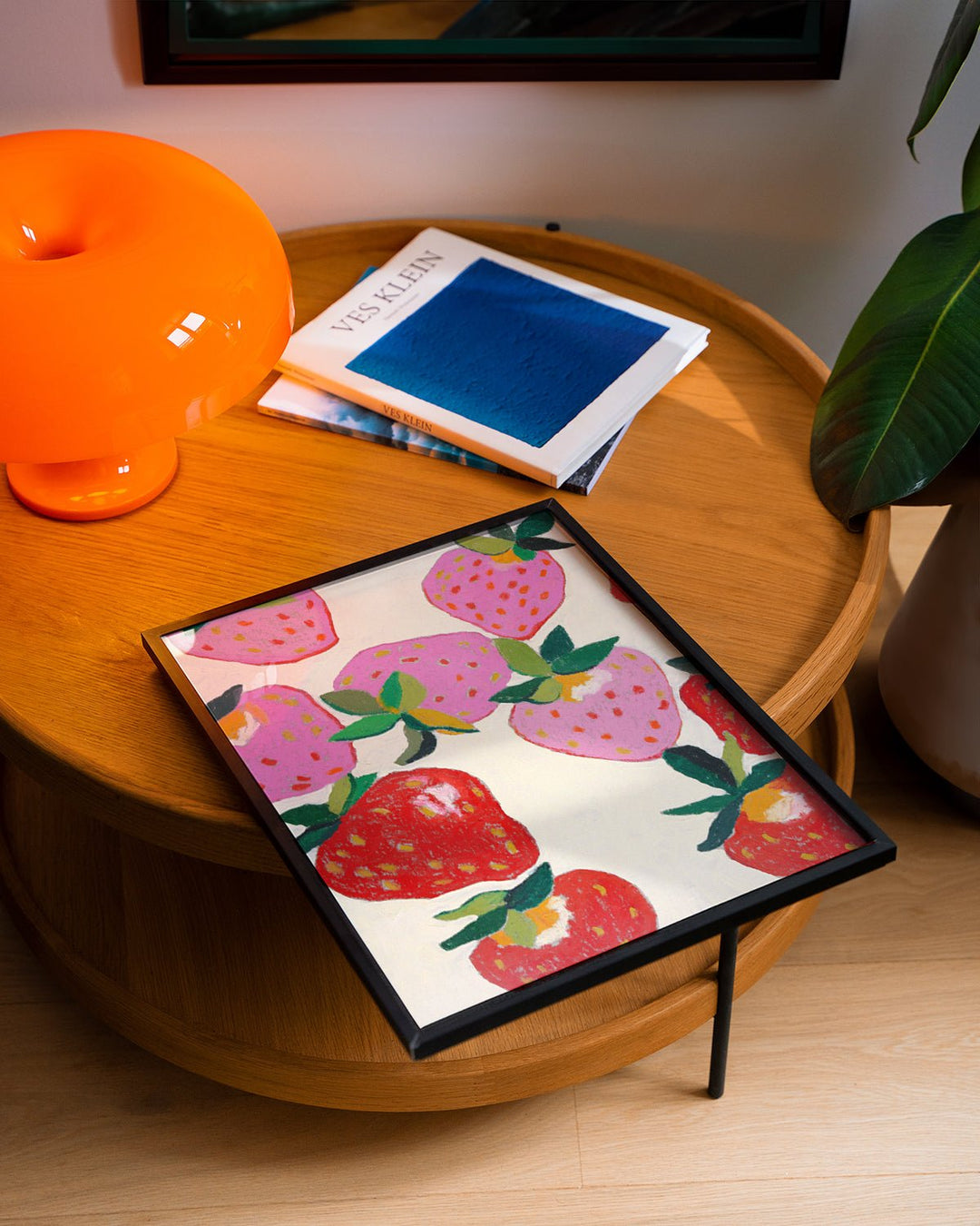 Strawberries on Cream by Julia Ockert wall - art - picture - poster