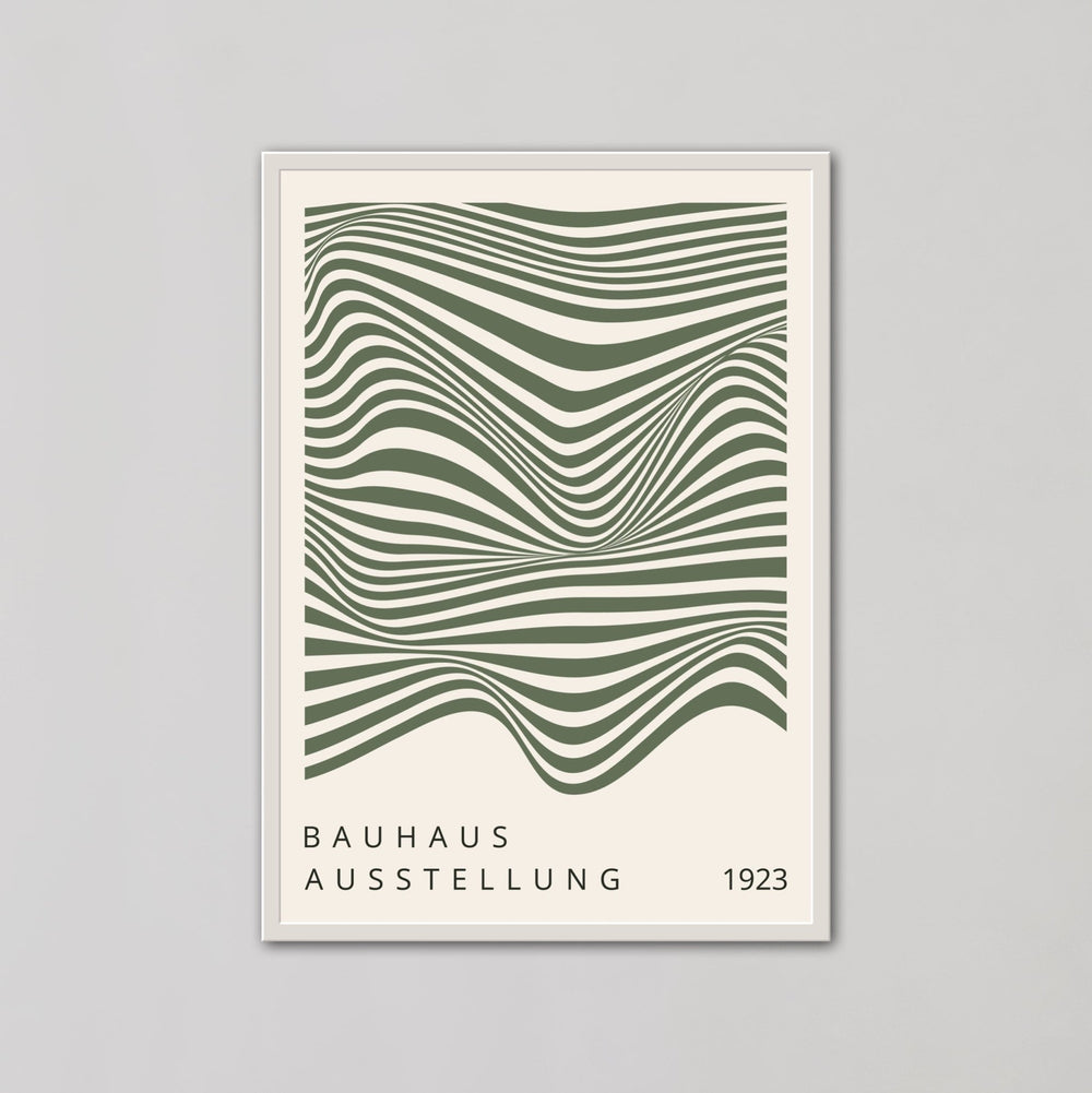 Striking Green Wave By Bauhaus - Style My Wall