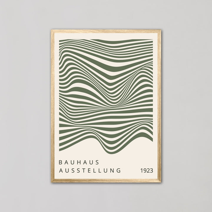 Striking Green Wave By Bauhaus - Style My Wall