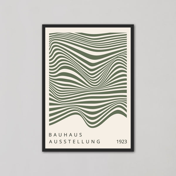 Striking Green Wave By Bauhaus