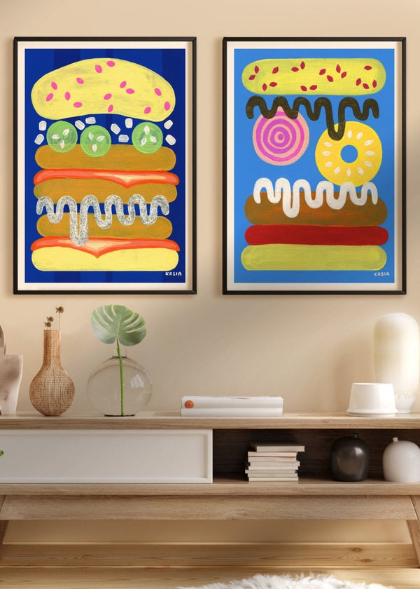 Summer Cluck Set of 2 by Kasia Sykus