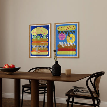 Summer Cluck Set of 2 by Kasia Sykus wall - art - picture - poster