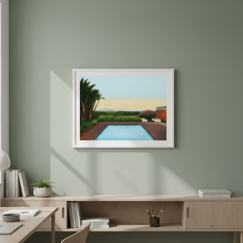 Summer Evening by Ieva Baklane wall - art - picture - poster